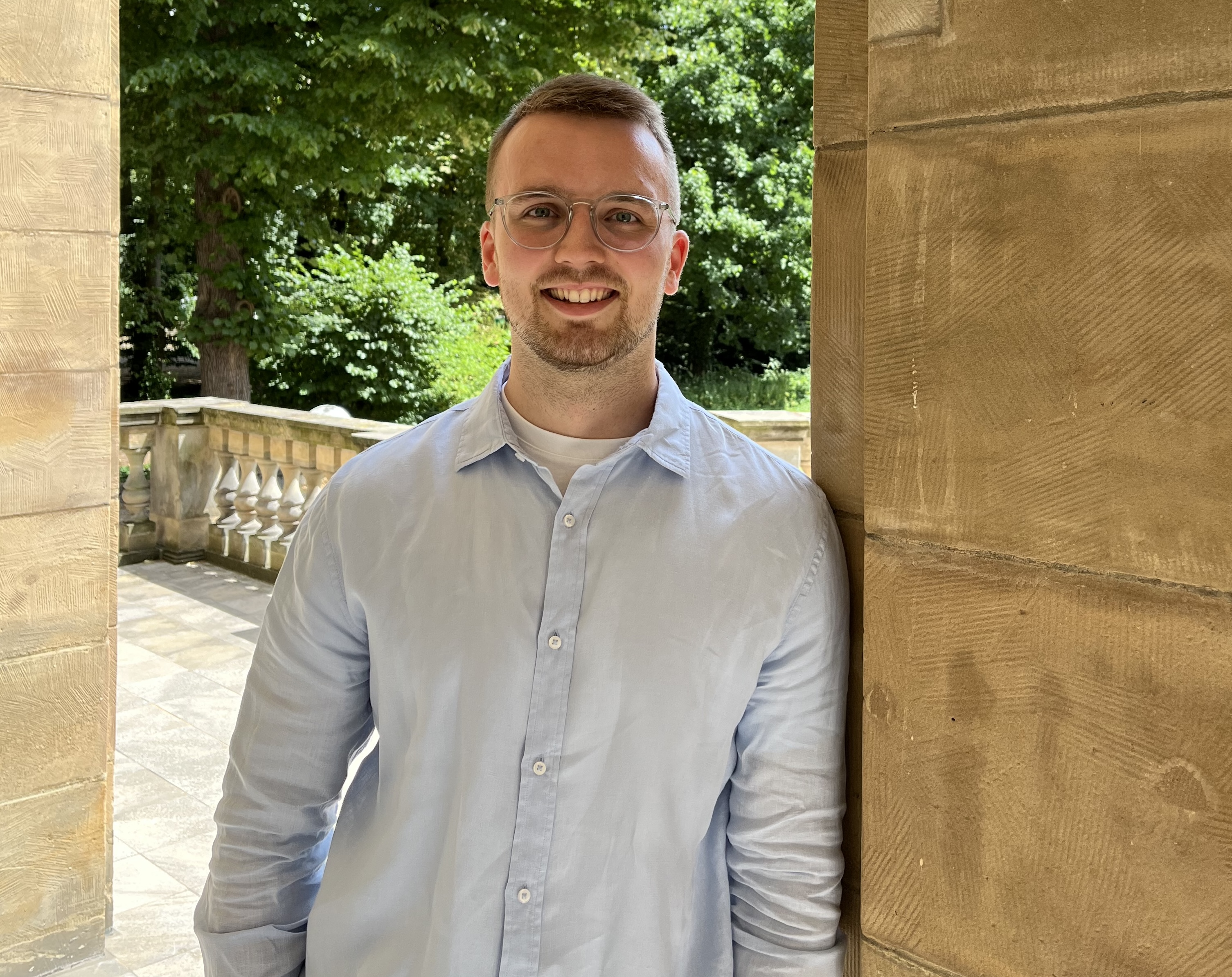 Porträt von Cedric Zahn - Kandidat für das Amt des Oberbürgermeisters in Mülheim an der Ruhr